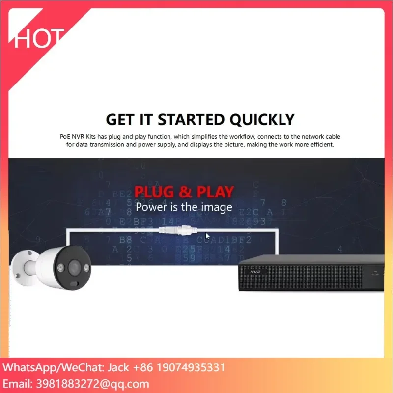 Home Security Kit With Camera - Sistema de cámaras de seguridad PoE