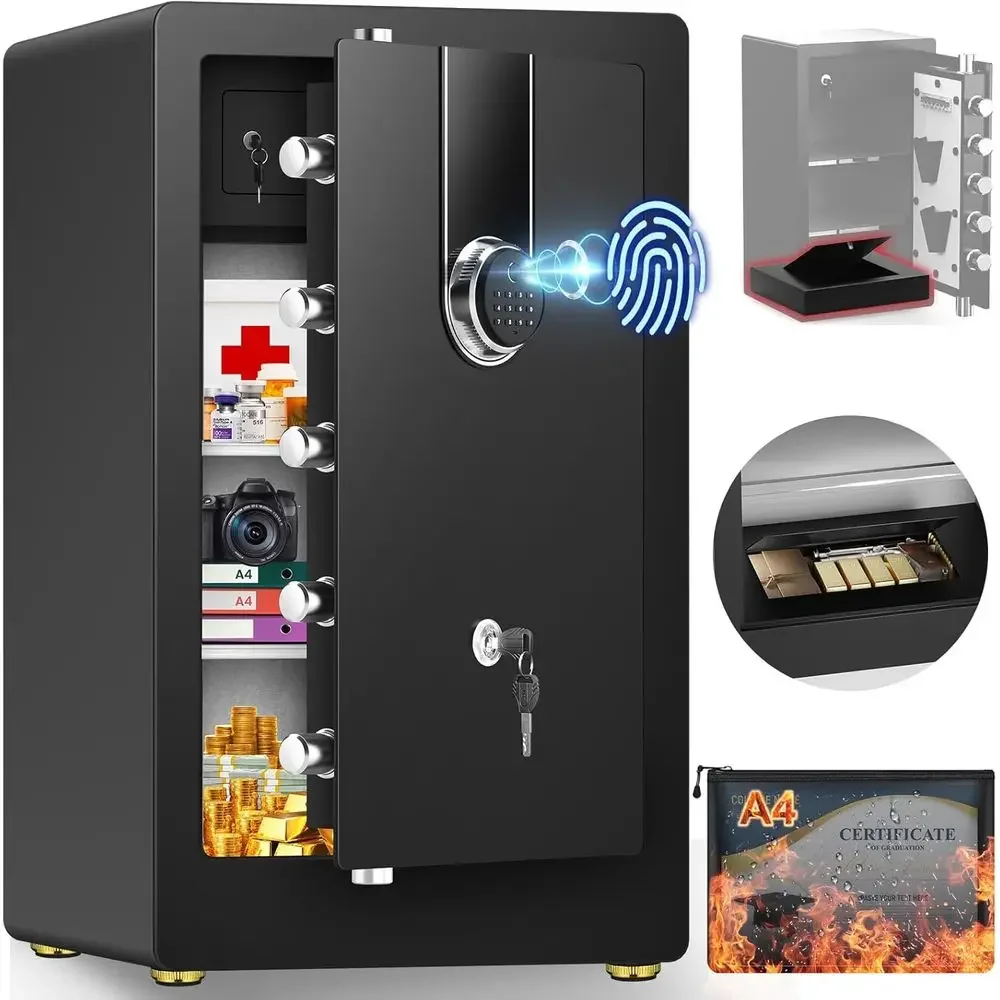 Home Security Officer - Caja Fuerte Biométrica Extra Grande con