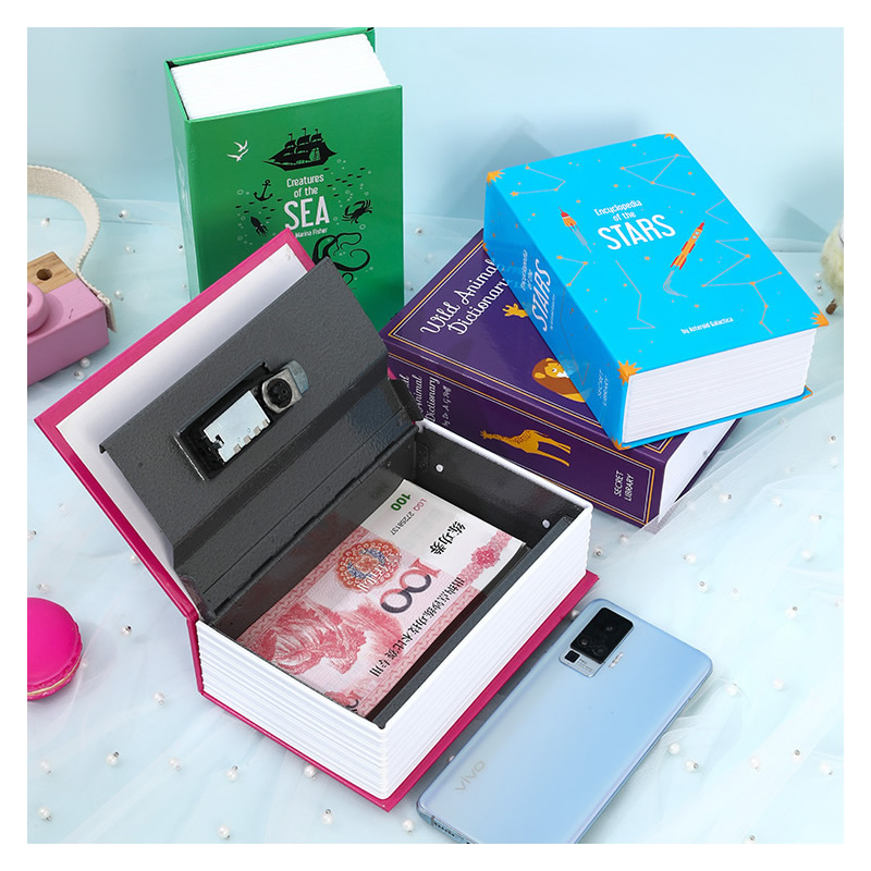 Home Security Officer - Caja de almacenamiento de libros oculta