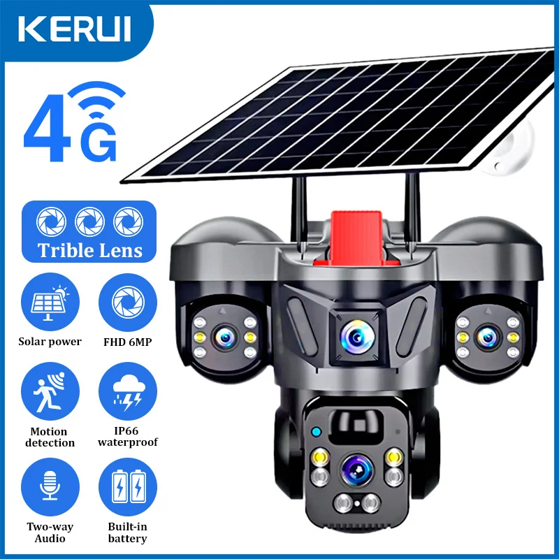 Home Security And Cctv - KERUI V380 Pro exterior PTZ 6MP