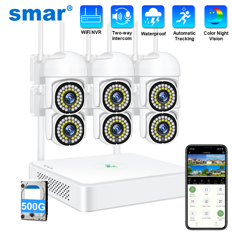 Home Security Kit With Camera - Sistema de Cámara de Seguridad CCTV