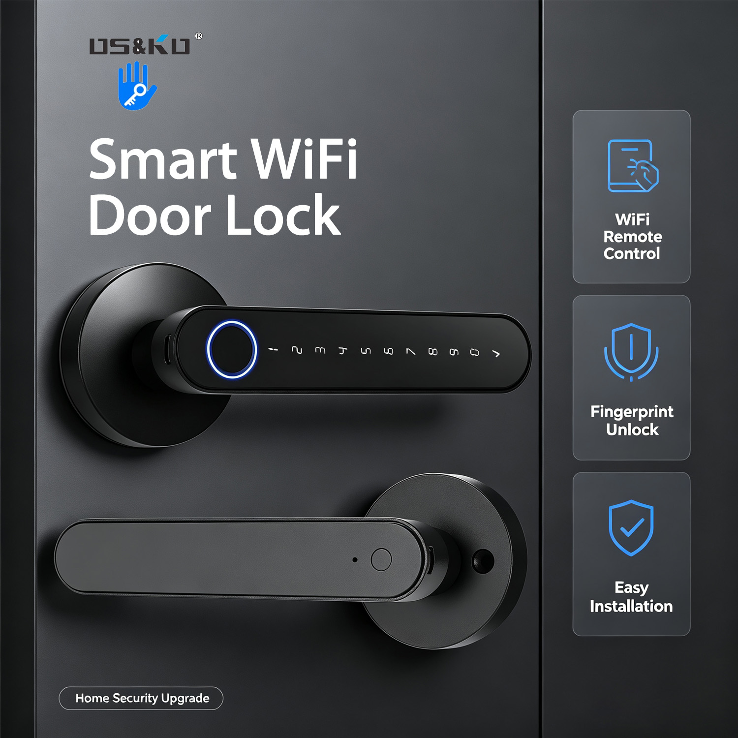 Home Security Officer - Cerradura de puerta digital inteligente TTLock,