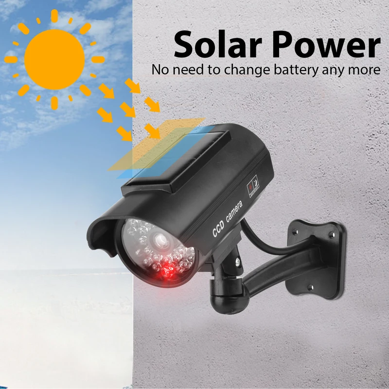 Cámara de Seguridad Falsa con  - Solar Security Light reseña y precio