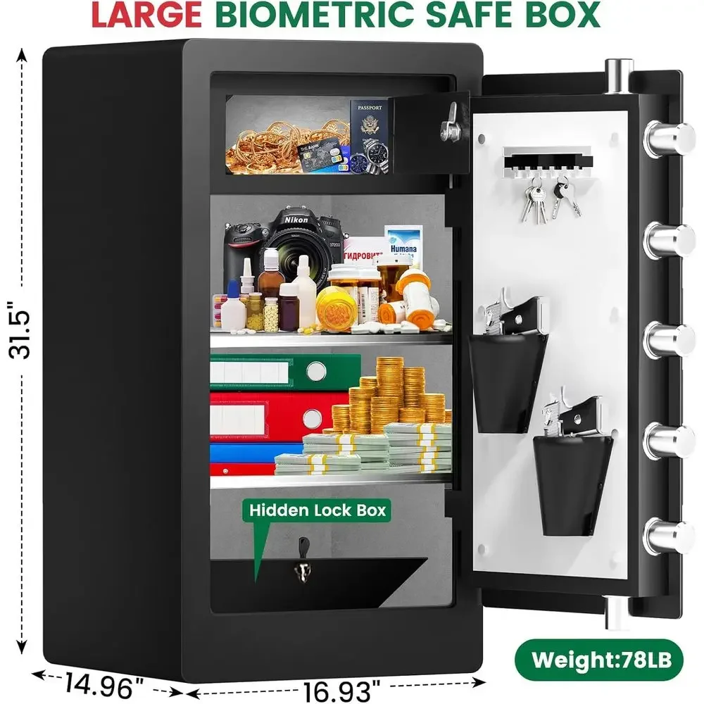 Caja Fuerte Biométrica Extra G - Home Security Officer reseña y precio