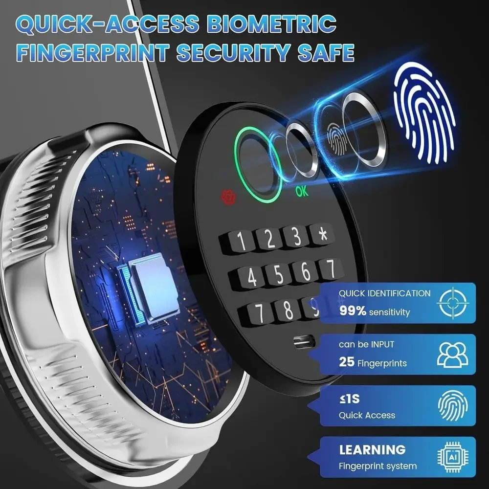Caja Fuerte Biométrica Extra G - Home Security Officer reseña y precio