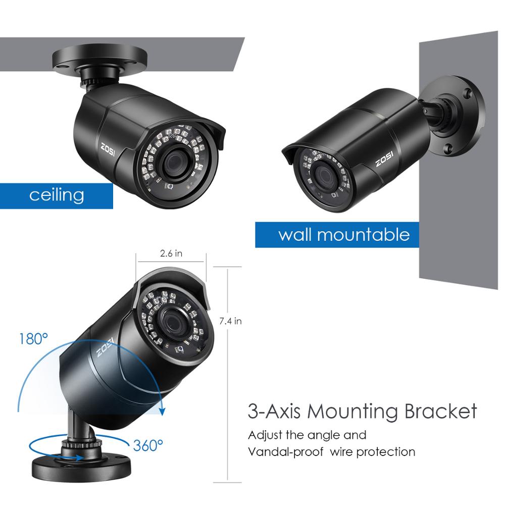 ZOSI-cámara de seguridad CCTV  - Home Security Kit With Camera reseña y precio