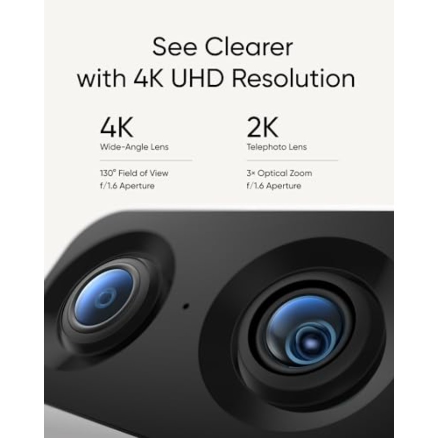 Cámara interior 4K S350 para s - Home Security Cameras No Subscription reseña y precio