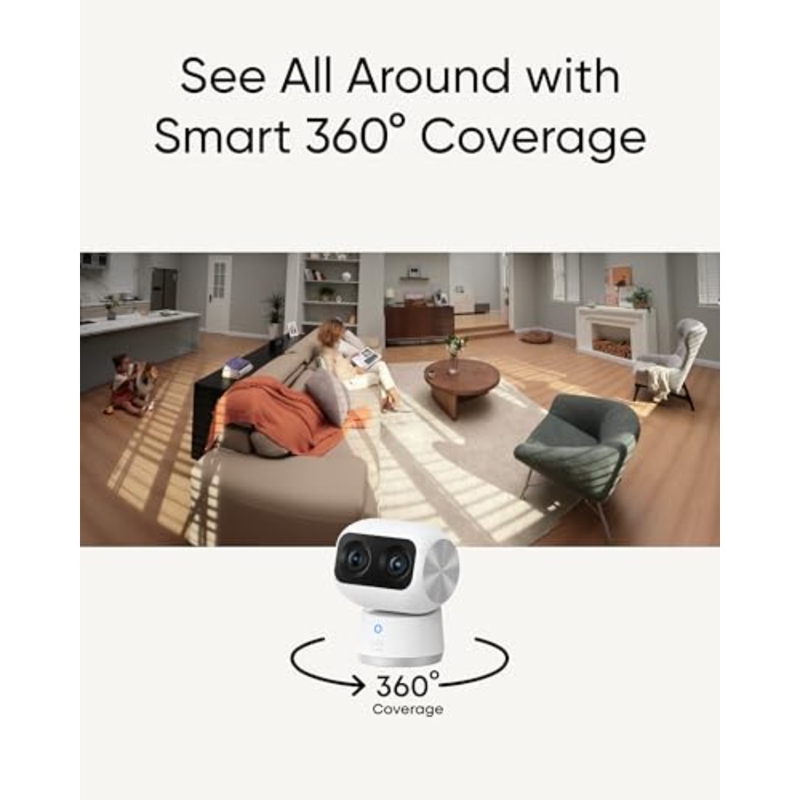Cámara interior 4K S350 para s - Home Security Cameras No Subscription reseña y precio