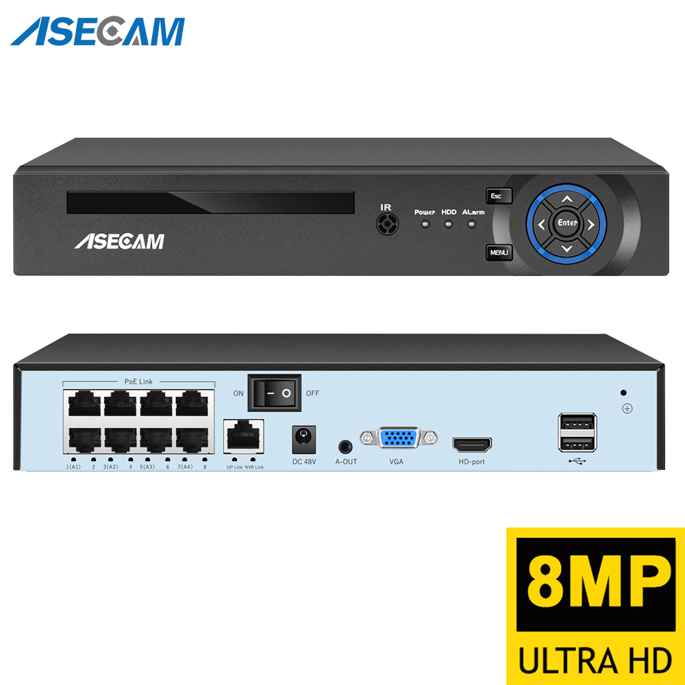 Super 8MP POE NVR grabadora de - Home Security Camera reseña y precio