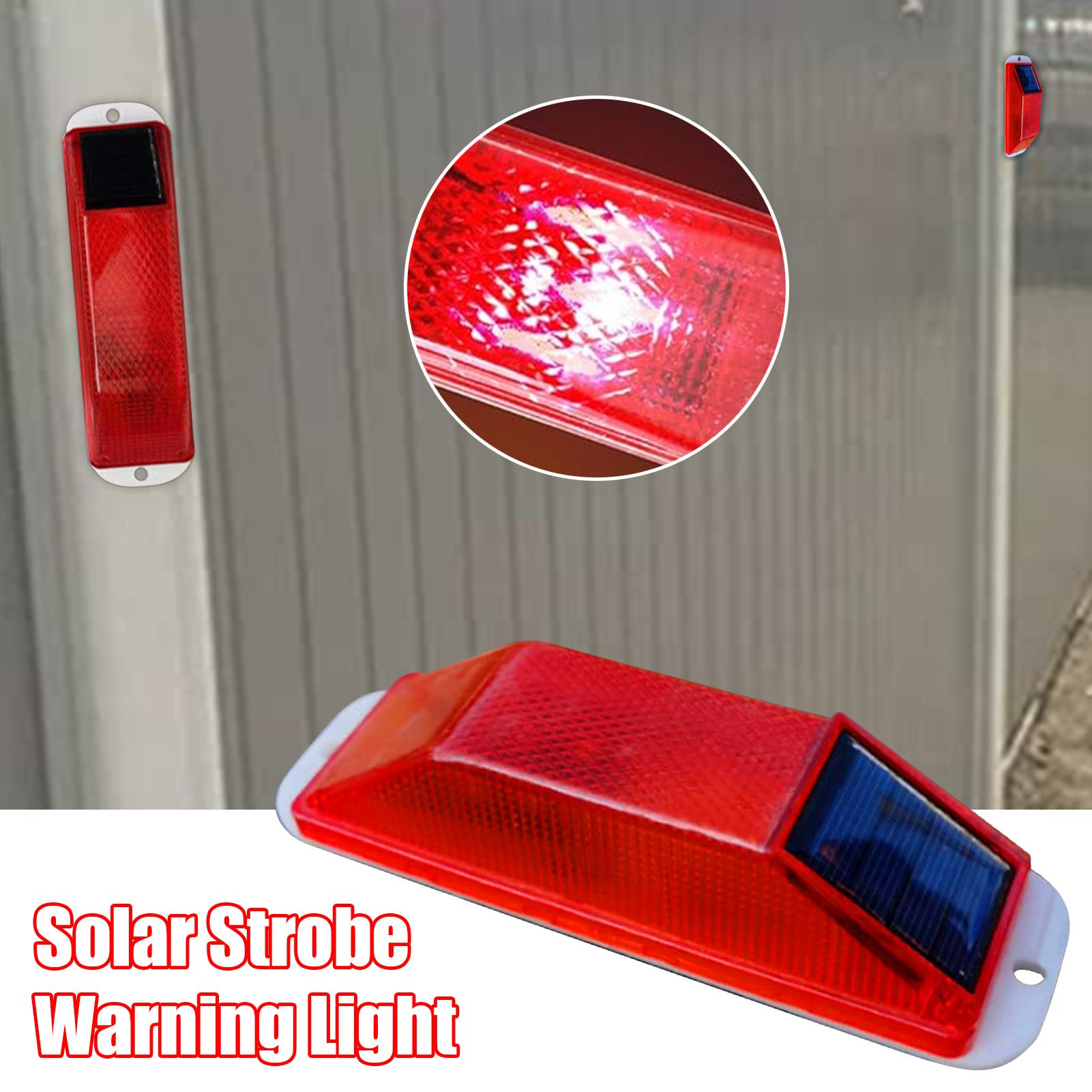 Lámpara de Advertencia Estrobo - Solar Security Light reseña y precio