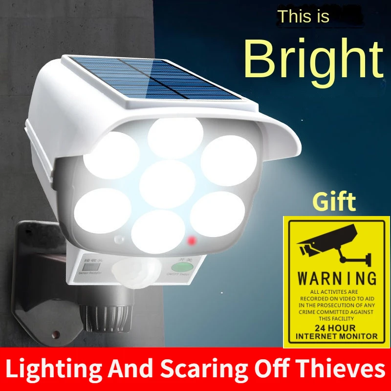 Luz Solar para exteriores, Sen - Home Security Camera reseña y precio