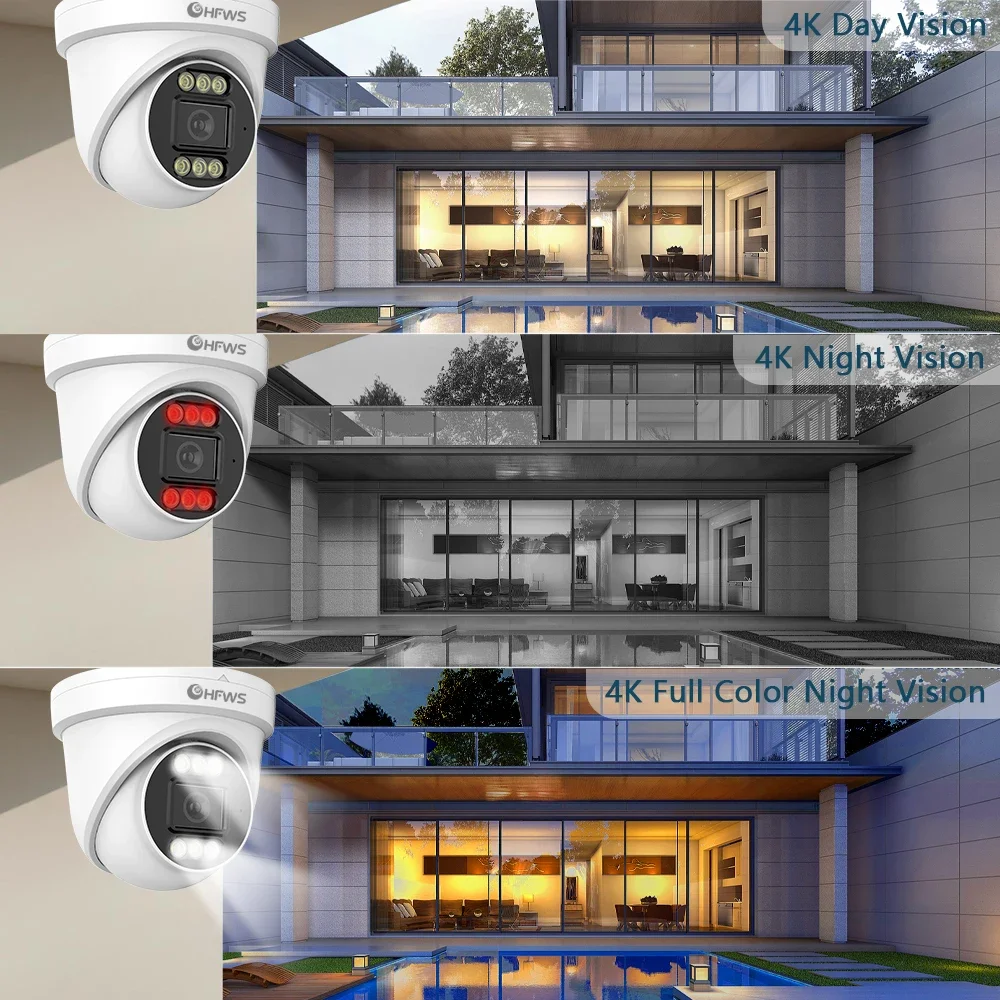 Cámara IP PoE OEM de 8MP 4K 25 - Home Security And Camera System reseña y precio