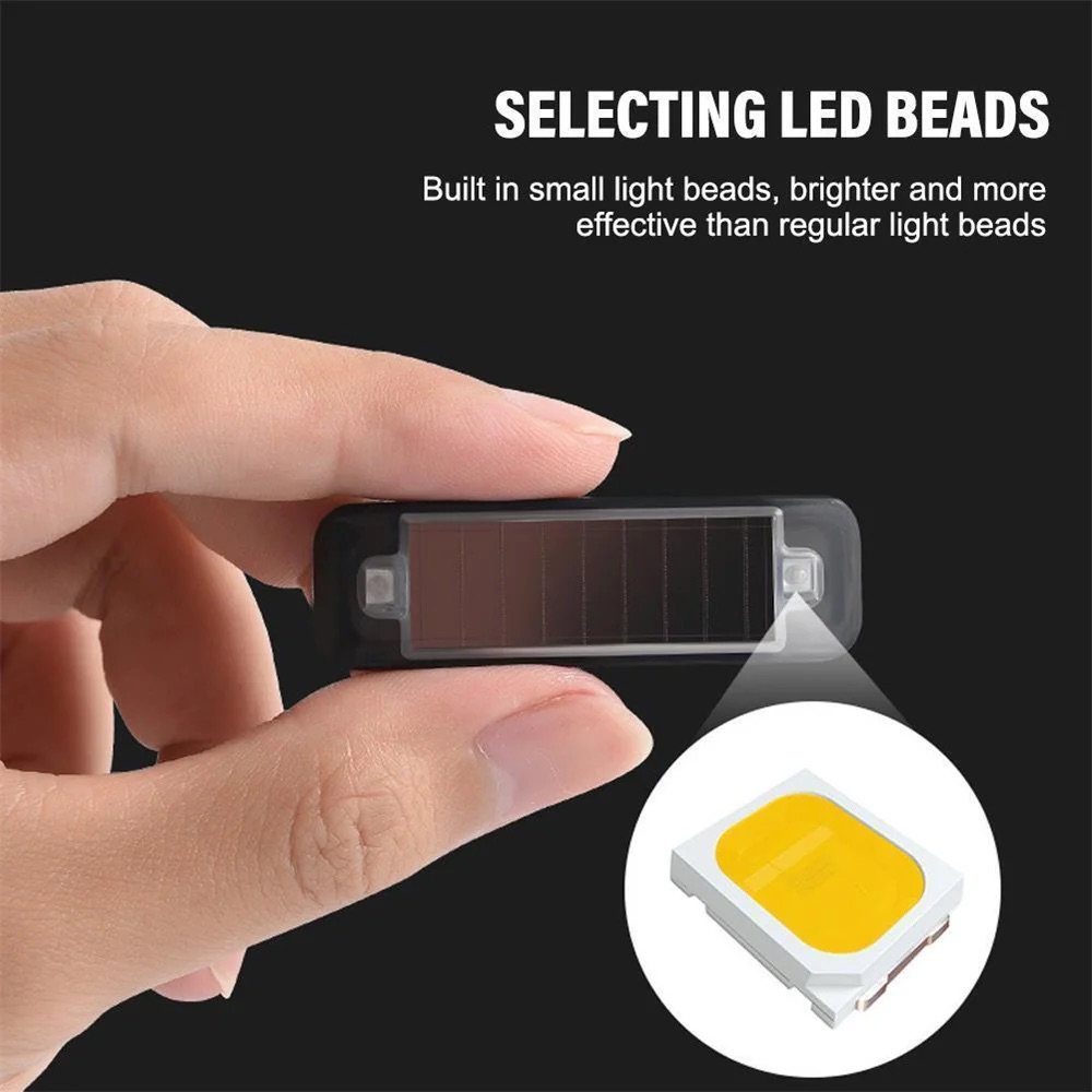 Luz LED de advertencia de ener - Solar Security Light reseña y precio