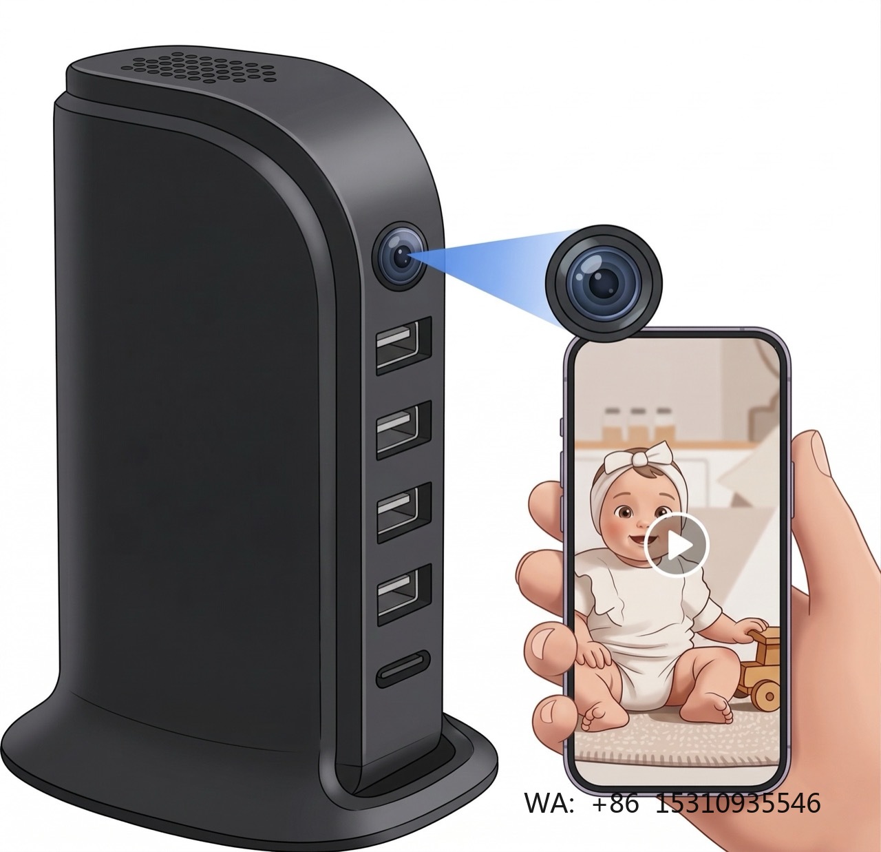 Cámara de Seguridad Wi-Fi Comp - Home Security Officer reseña y precio