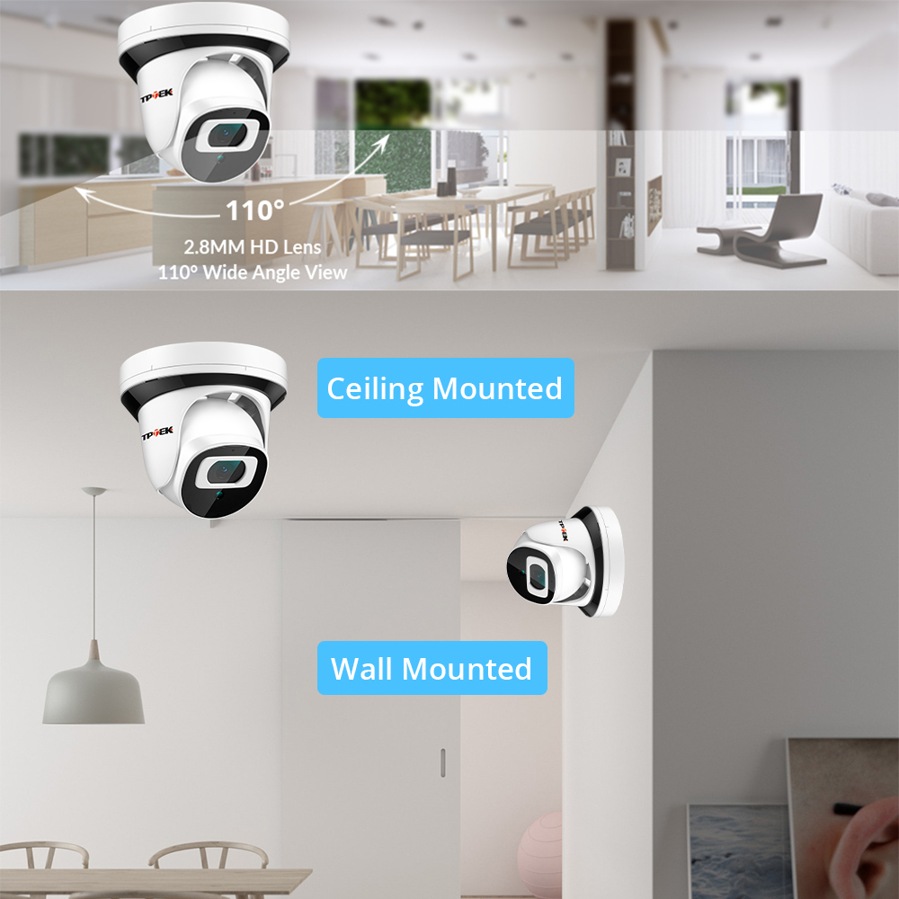 Cámara IP Wifi de 4MP Wi-Fi 2M - Home Security Beams reseña y precio