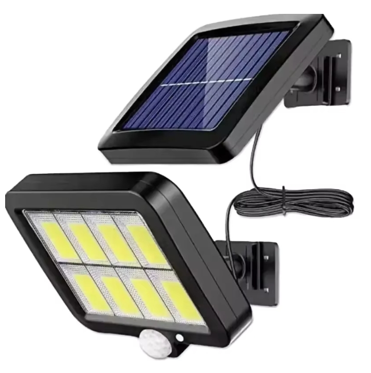 Lámpara Solar de jardín recarg - Solar Security Light reseña y precio