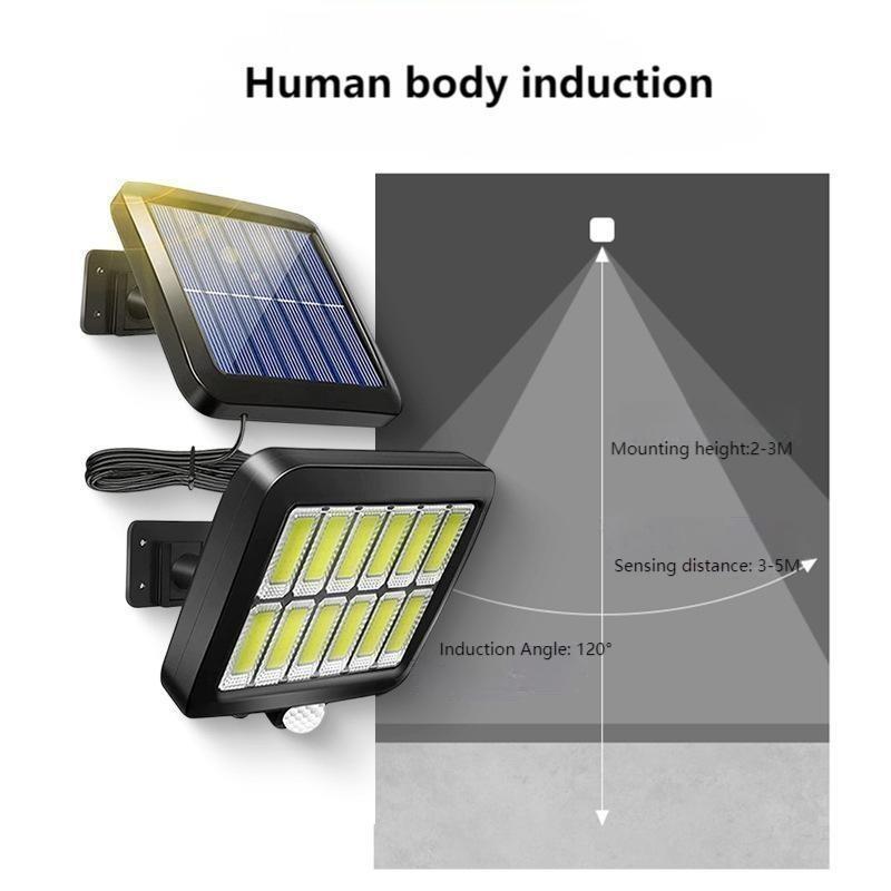 Lámpara Solar de jardín recarg - Solar Security Light reseña y precio