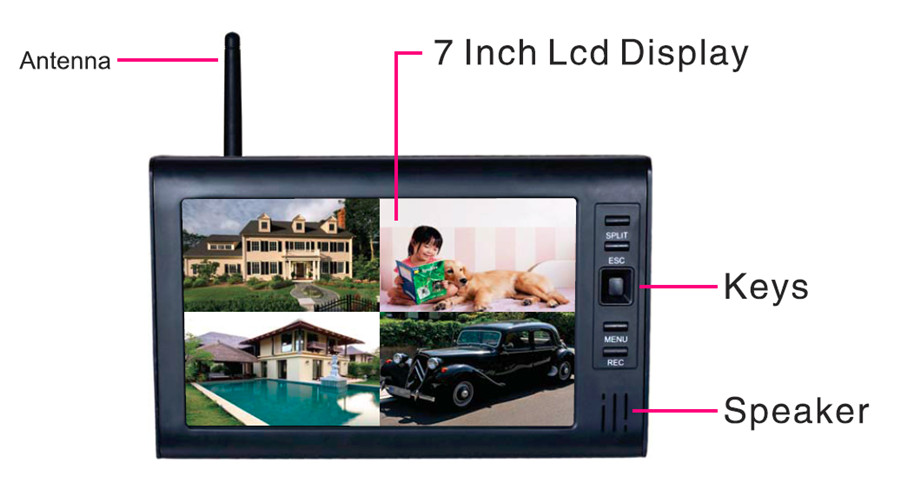 Sistema de seguridad cctv lcd  - Home Security Kit With Camera reseña y precio