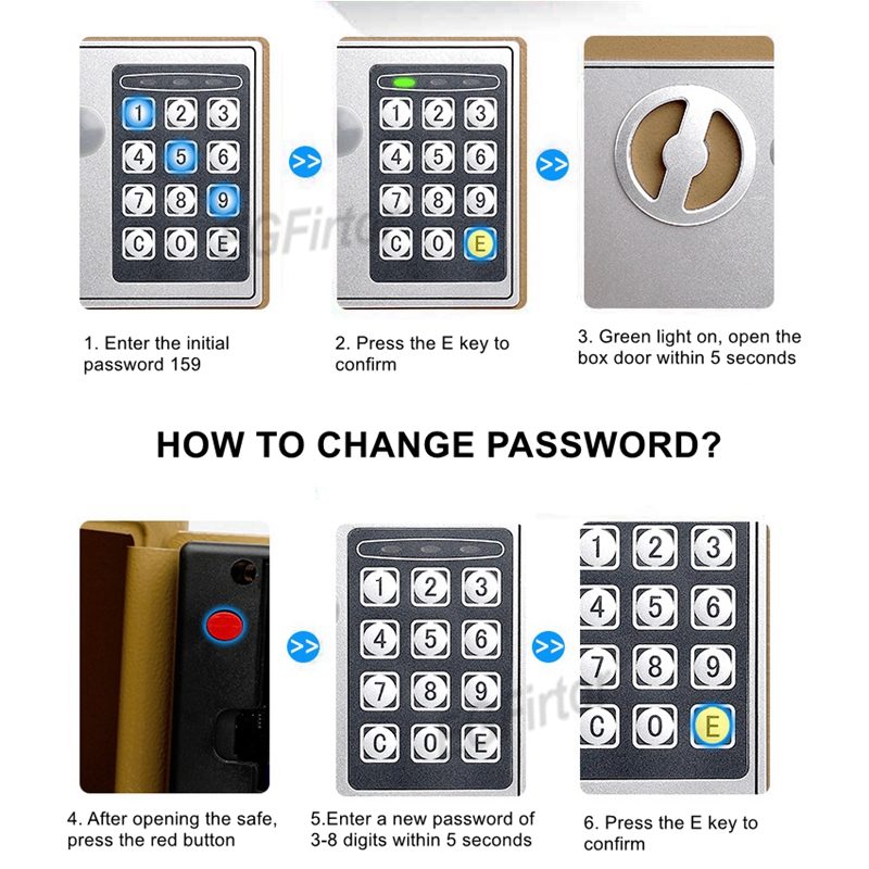 Caja de seguridad con contrase - Home Security Officer reseña y precio