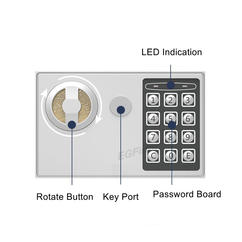 Caja de seguridad con contrase - Home Security Officer reseña y precio