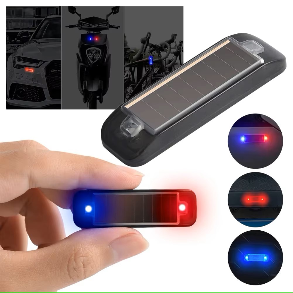 Mini luz LED de advertencia de - Solar Security Light reseña y precio
