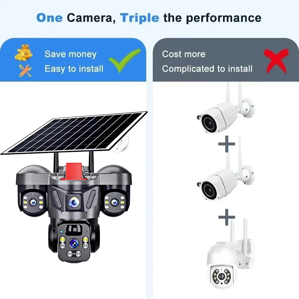 KERUI-cámara PTZ para exterior - Home Security And Cctv reseña y precio