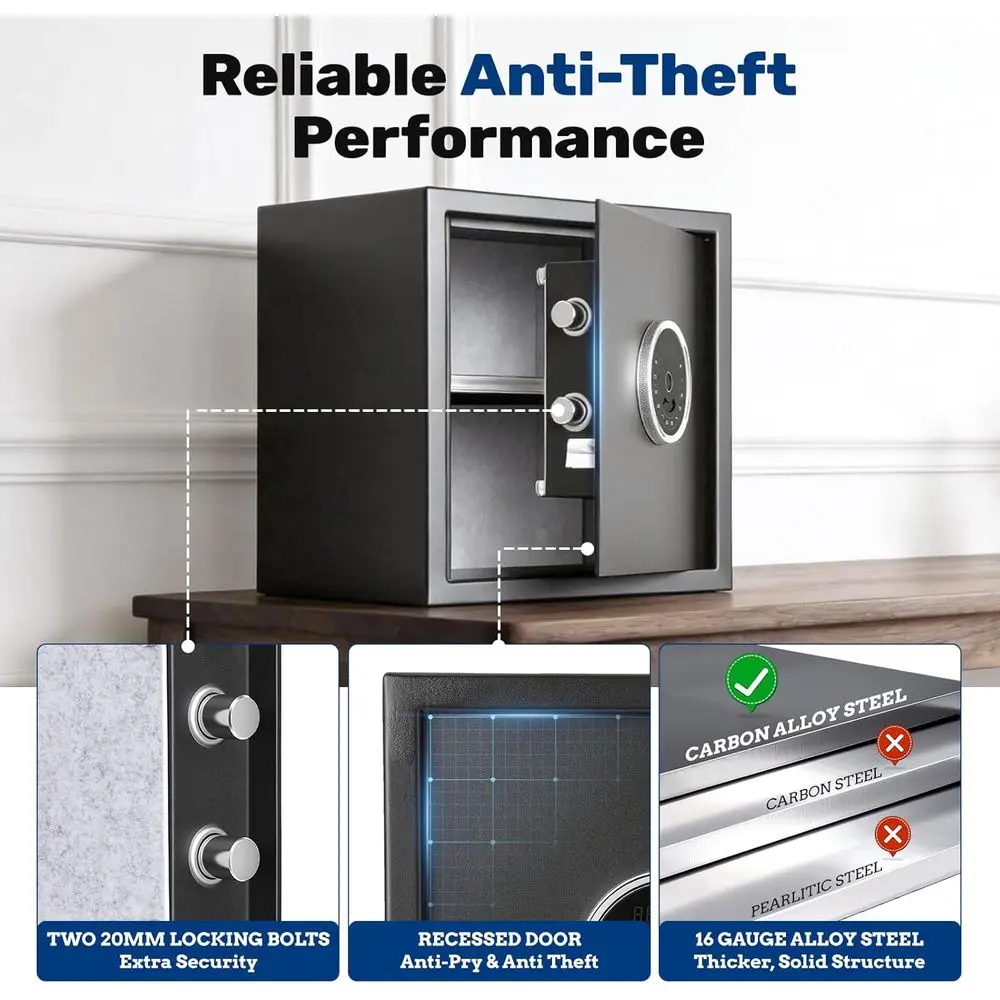 Caja Fuerte Biométrica de Aper - Home Security Officer reseña y precio
