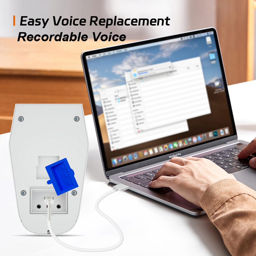 Reproductor de voz activado po - Home Security Beams reseña y precio