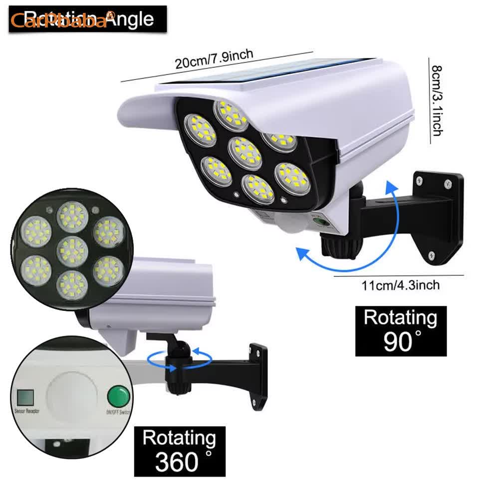 Luz Solar para exteriores, Sen - Solar Security Light reseña y precio
