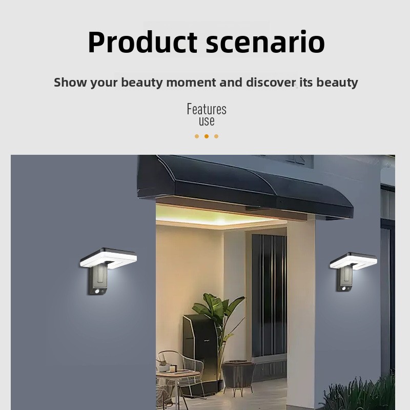 Nueva lámpara de pared Solar p - Solar Security Light reseña y precio
